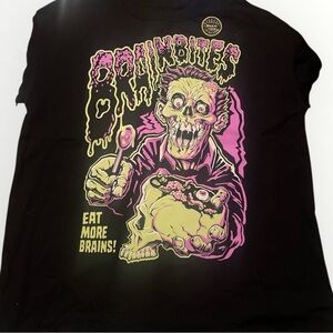 Black Zombie Kids Graphic T-Shirt
